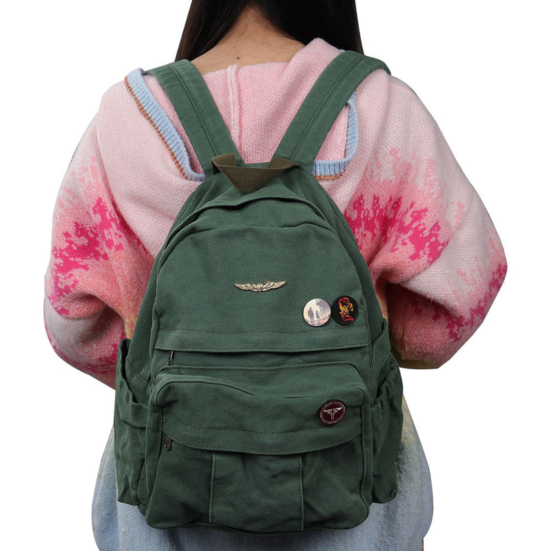 Game The Last of Us Ellie Cosplay Backpack Anime 3D Print School Bag School Bag Rucksack for Men Women