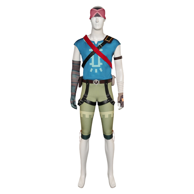 Game The Legend Of Zelda Link Blue Climbing Set Outfits Cosplay Costume Halloween Carnival Suit