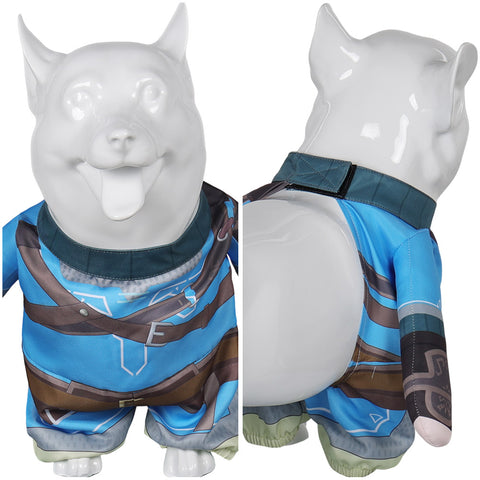 Game The Legend Of Zelda:Tears Of The Kingdom Link Pet Dog Cosplay Costume Outfits Halloween Carnival Suit