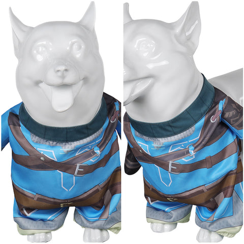 Game The Legend Of Zelda:Tears Of The Kingdom Link Pet Dog Cosplay Costume Outfits Halloween Carnival Suit