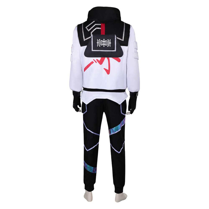 Game Valorant ISO White Hoodie Set Outfits Cosplay Costume Halloween Carnival Suit