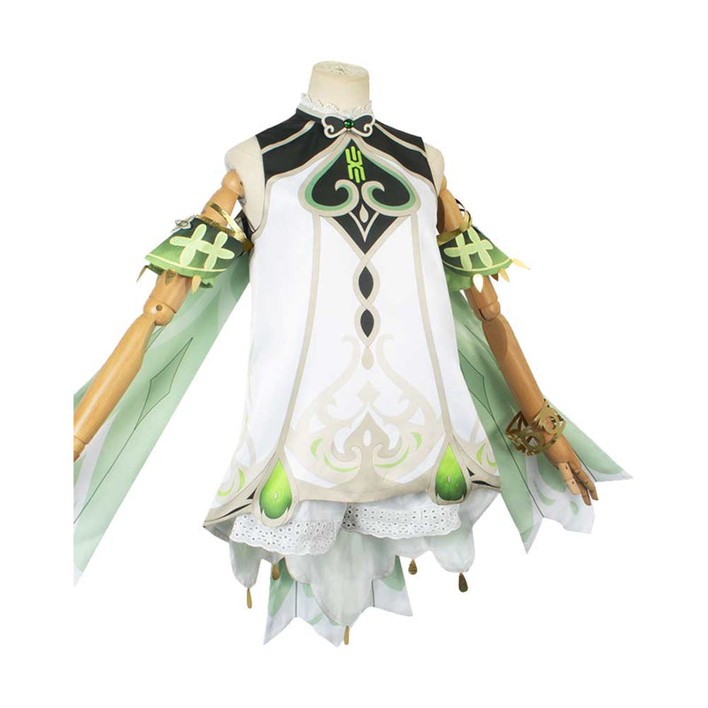 SeeCosplay Genshin Impact Game Nahida Women White Dress Party Carnival Halloween Cosplay Costume Female