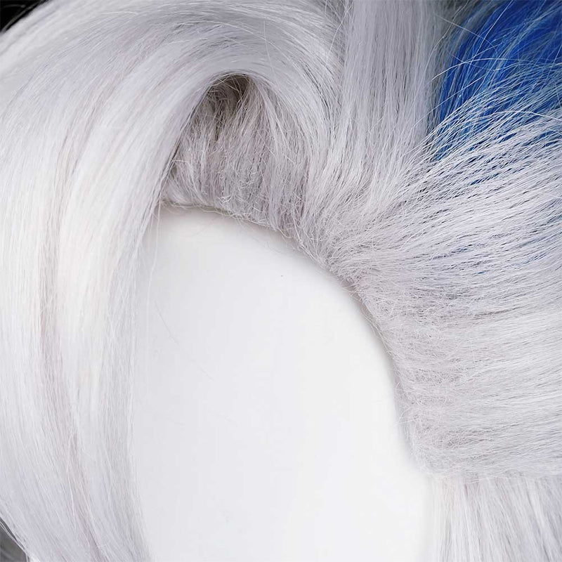 SeeCosplay Genshin Impact Game Neuvillette Cosplay Wig Heat Resistant Synthetic Hair Halloween Party Carnival Props