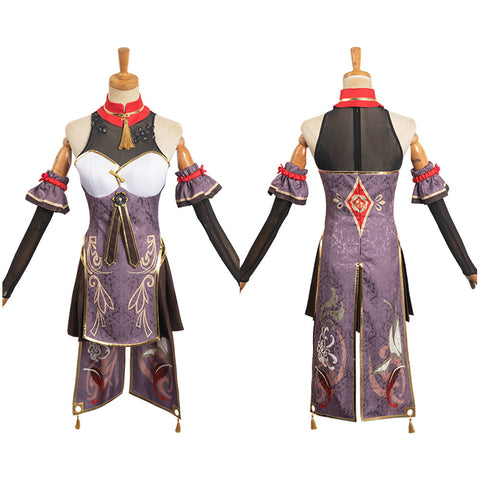 SeeCosplay Genshin Impact HUTAO Original Design Cheongsam Women Suit Party Carnival Halloween Cosplay Costume Female