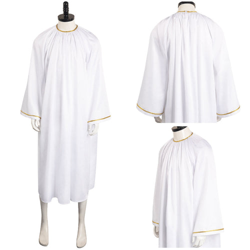 Good Omens: Aziraphale Crowly Angel Robe Halloween Costume Cosplay Costume