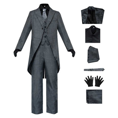 Gotham Penguin: Cobblepot Black Grey Unisex Outfits Party Halloween Cosplay Costume