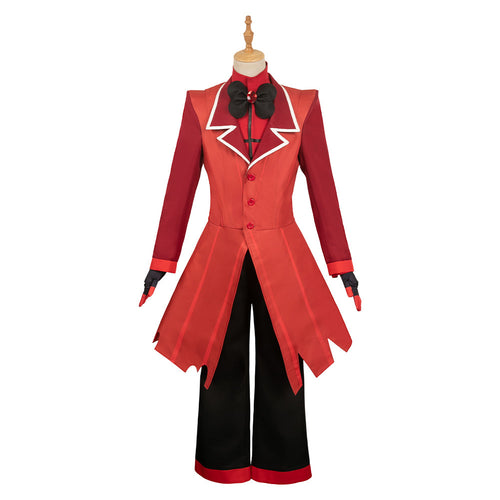 SeeCosplay Hazbin Hotel TV 2024 Alastor Red Costumes Halloween for Carnival Cosplay Costume