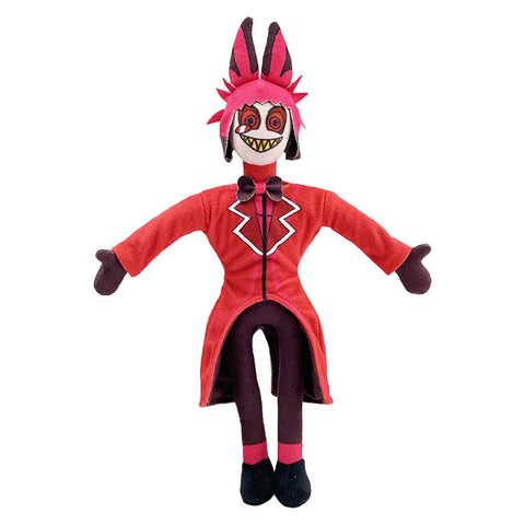 SeeCosplay Hazbin Hotel TV Alastor Cosplay Plush Toys Cartoon Soft Stuffed Dolls Mascot Birthday Xmas Gifts
