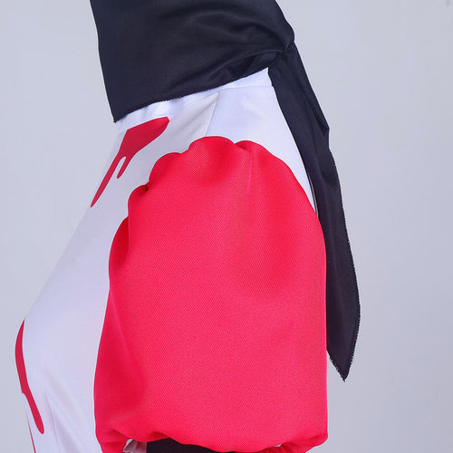 SeeCosplay Hazbin Hotel TV Niffty White And Red Dress for Carnival Halloween Cosplay Costume