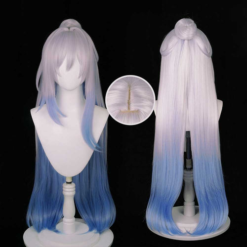 Honkai Star Rail: Rail Game Jingliu Cosplay Wig Synthetic HairParty Wig Halloween