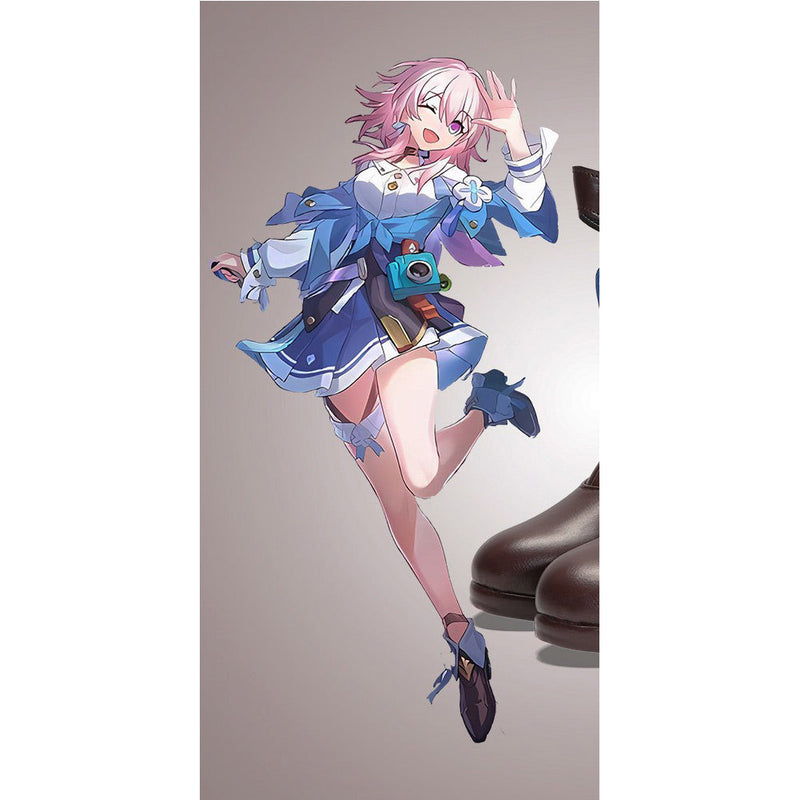 Honkai: Star Rail March 7th Shoes Boots Halloween Costumes Accessory Made Female