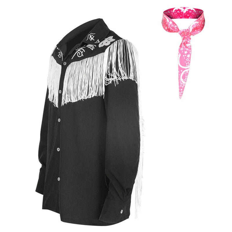 SeeCosplay Ken Shirt Scarf Set for Carnival Halloween Cosplay Costume