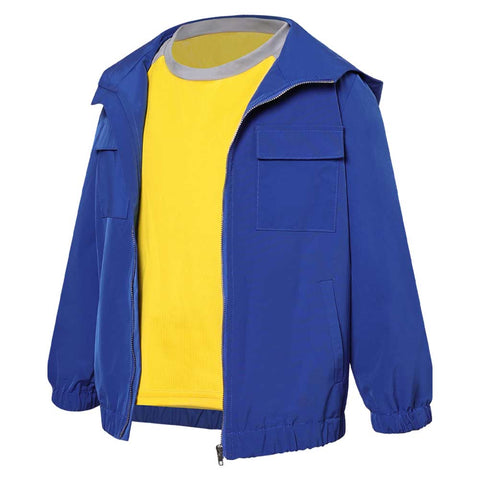 Kids Children TV Percy Jackson And The Olympians (2023) Grover Blue Coat Set Outfits Cosplay Costume Halloween Carnival Suit