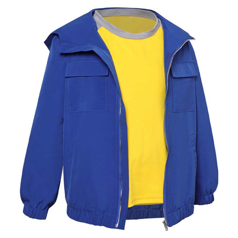 Kids Children TV Percy Jackson And The Olympians (2023) Grover Blue Coat Set Outfits Cosplay Costume Halloween Carnival Suit