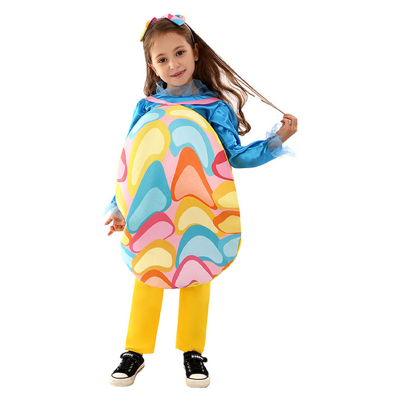 Kids Easter egg Cosplay Costume Outfits Halloween Carnival Suit