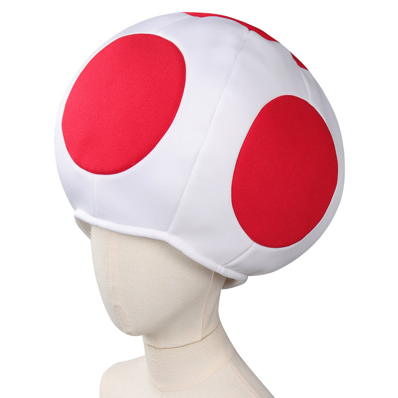 Movie The Super Mario Bros Toad/KINOPIO Cosplay Hat Cap Winter Halloween Carnival Party Costume Props Xmas Gifts