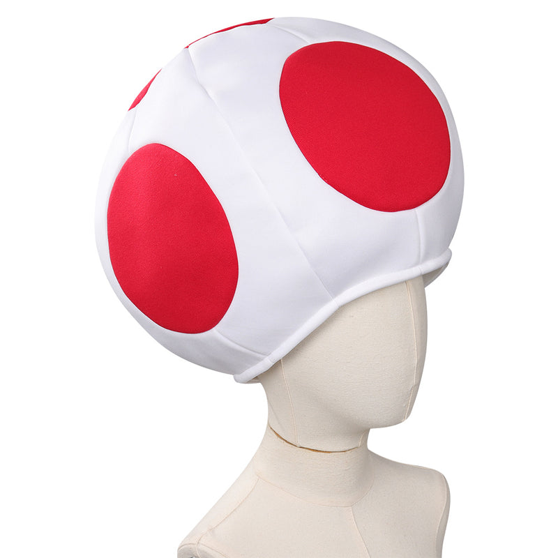 Movie The Super Mario Bros Toad/KINOPIO Cosplay Hat Cap Winter Halloween Carnival Party Costume Props Xmas Gifts
