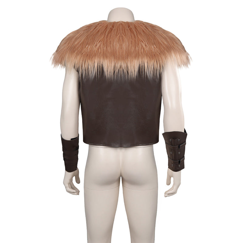 Kraven the Hunter Men Adult Shawl Vest Suit Party Carnival Halloween Cosplay Costume