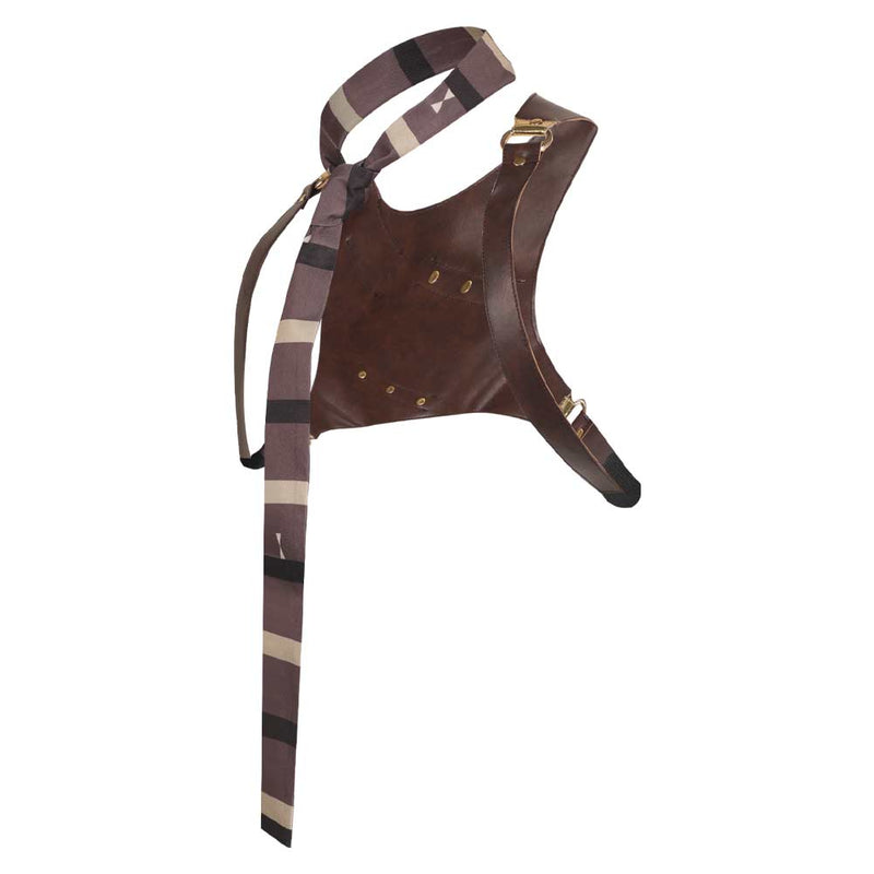 SeeCosplay Loki Brown Back Strap Necktie Party Carnival Halloween Cosplay Accessories