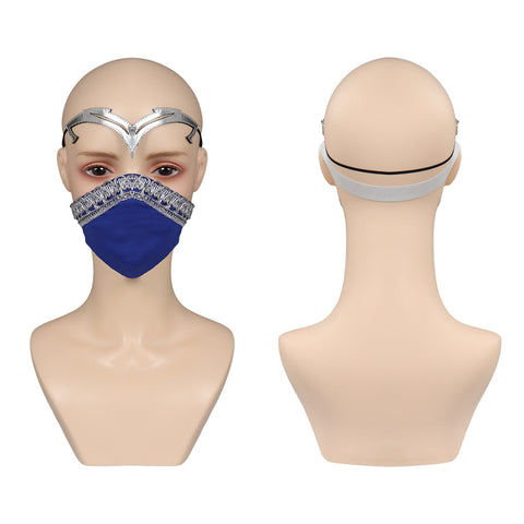 SeeCosplay Mortal Kombat 2 Kitana Women Latex Masks Helmet Masquerade Carnival Halloween Cosplay Props
