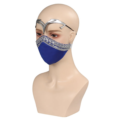 SeeCosplay Mortal Kombat 4 Kitana Women Latex Masks Helmet Masquerade Carnival Halloween Cosplay Props