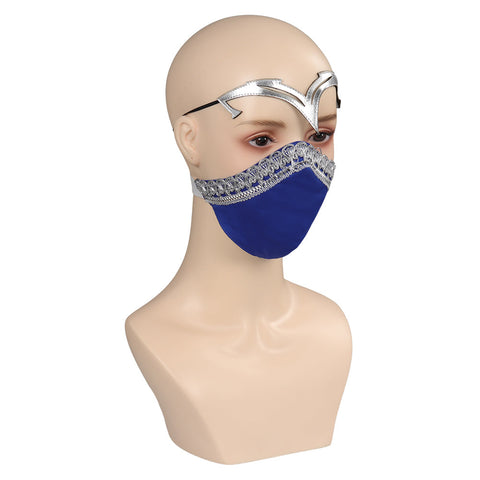 SeeCosplay Mortal Kombat 5 Kitana Women Latex Masks Helmet Masquerade Carnival Halloween Cosplay Props
