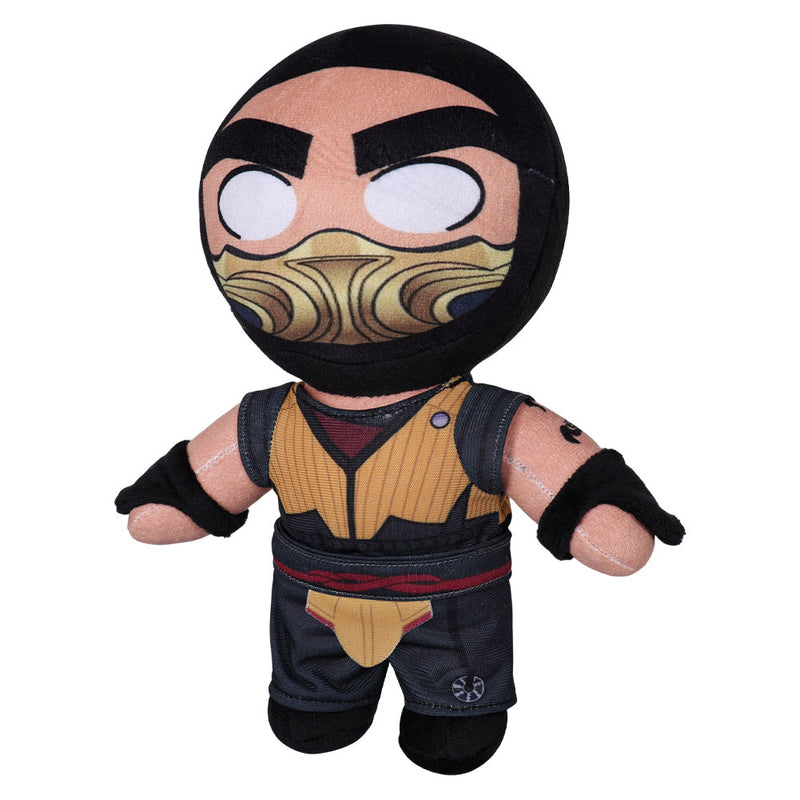 SeeCosplay Mortal Kombat Game Scorpion Cosplay Plush Toys Cartoon Soft Stuffed Dolls Mascot Birthday Xmas Gift