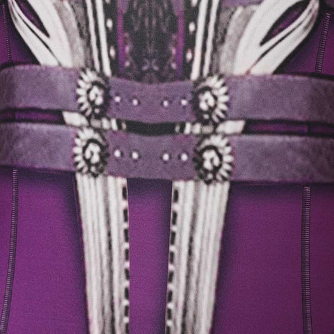 SeeCosplay Mortal Kombat Game Sindel Women Purple Jumpsuit Carnival Halloween Costume