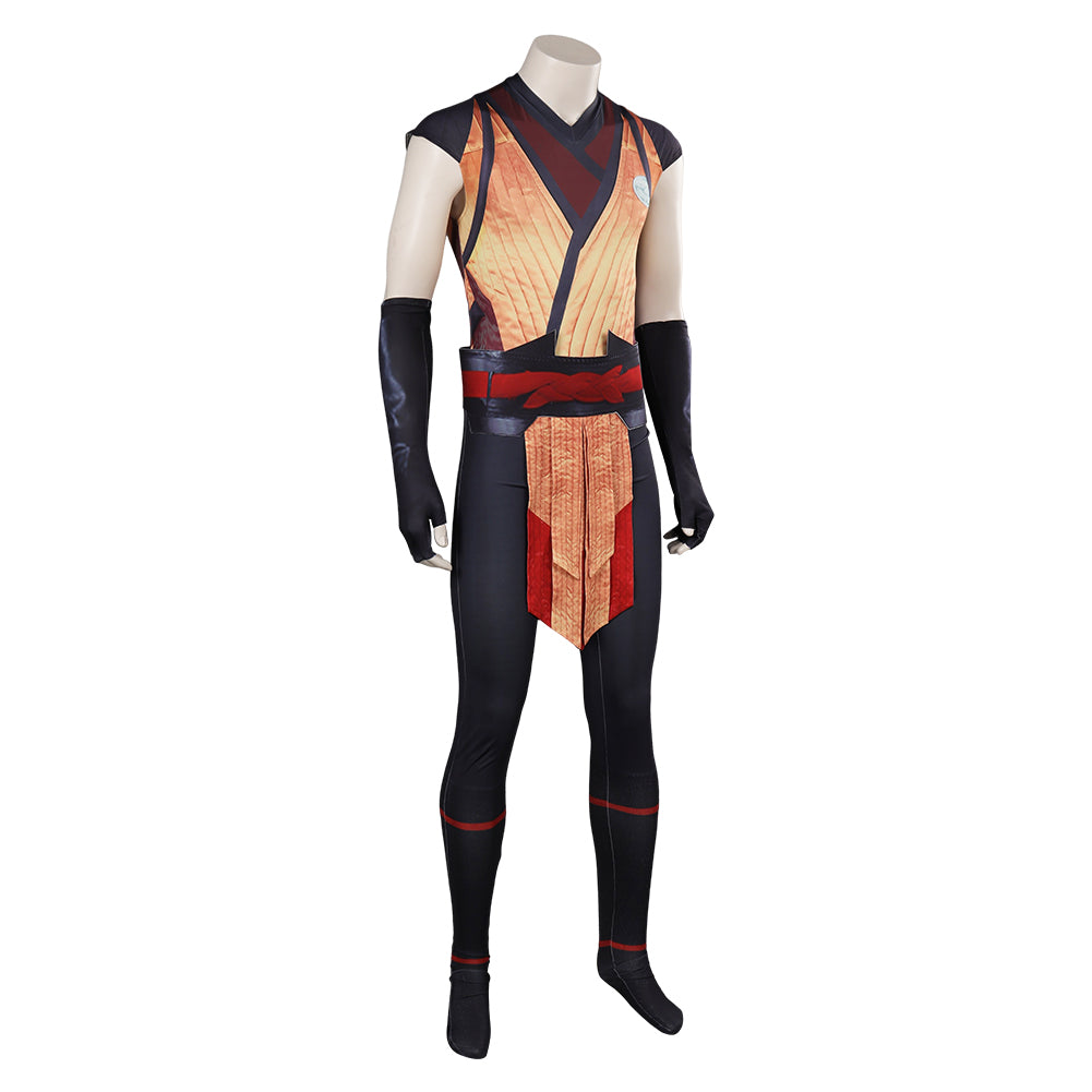 Mortal Kombat Costume Onesie Scorpion Printed Jumpsuit Halloween Costume