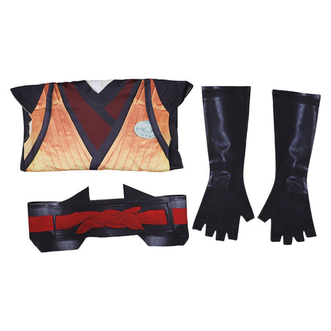 SeeCosplay Mortal Kombat Onesie Scorpion Printed Jumpsuit Carnival Halloween Costume