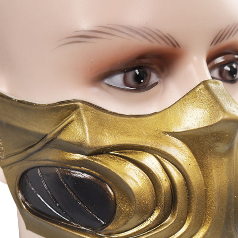SeeCosplay Mortal Kombat Scorpion Masks Latex Masquerade Carnival Halloween Costume Props