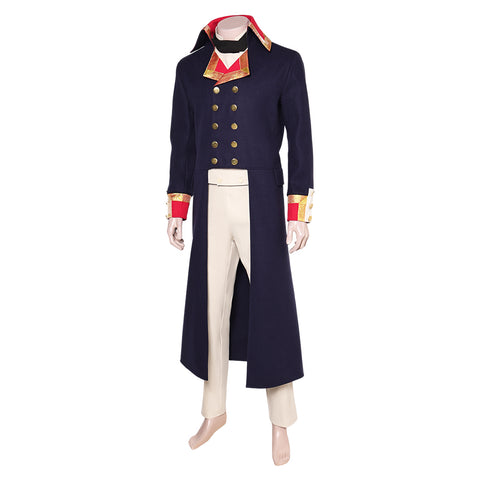 Movie 2023 Napoleon Blue Set Outfits Cosplay Costume Halloween Carnival Suit