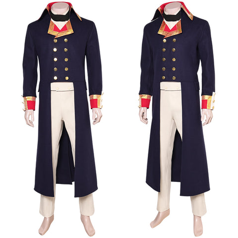 Movie 2023 Napoleon Blue Set Outfits Cosplay Costume Halloween Carnival Suit