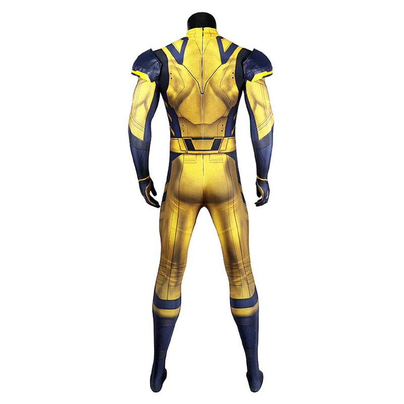 SeeCospaly Movie Deadpool 3 Wolverine James Logan Howlett Yellow Adult Jumpsuit Party Carnival Halloween Cosplay Costume