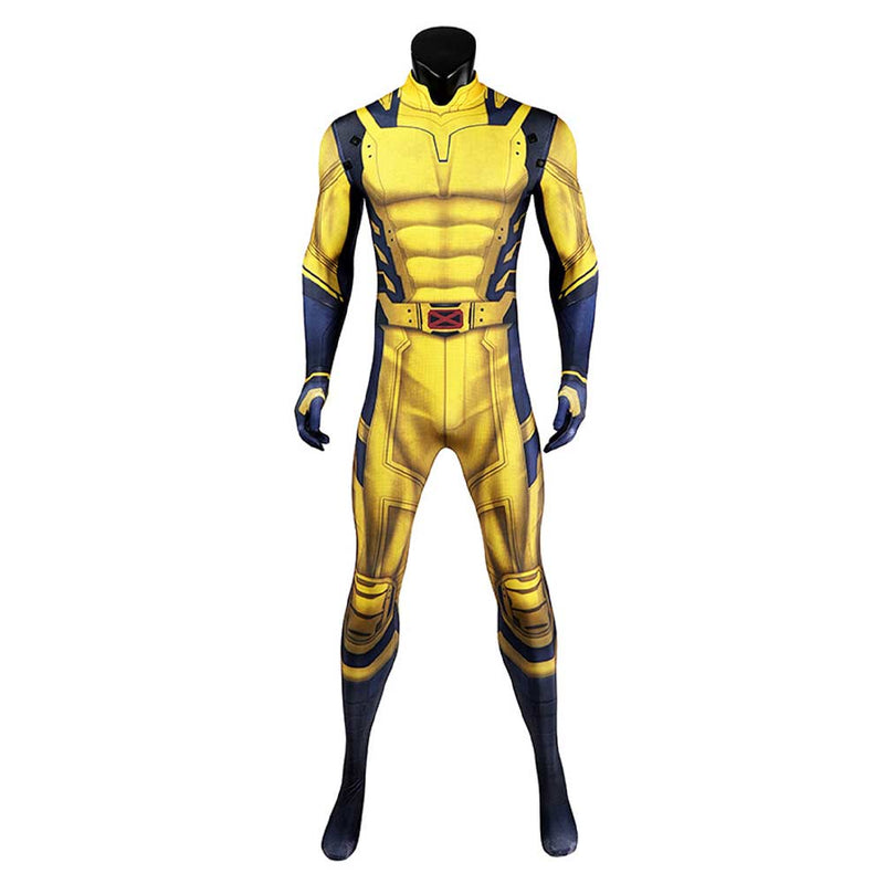 SeeCospaly Movie Deadpool 3 Wolverine James Logan Howlett Yellow Adult Jumpsuit Party Carnival Halloween Cosplay Costume