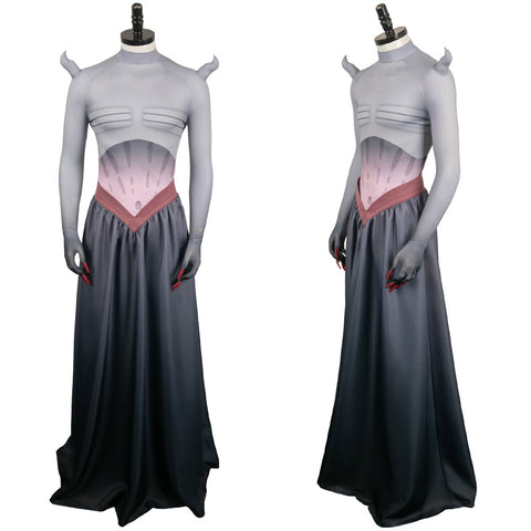 Movie Ghostbusters: Frozen Empire 2024 Garraka Gray Outfits Cosplay Costume Halloween Carnival Suit