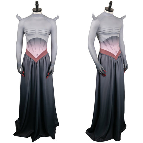Movie Ghostbusters: Frozen Empire 2024 Garraka Gray Outfits Cosplay Costume Halloween Carnival Suit