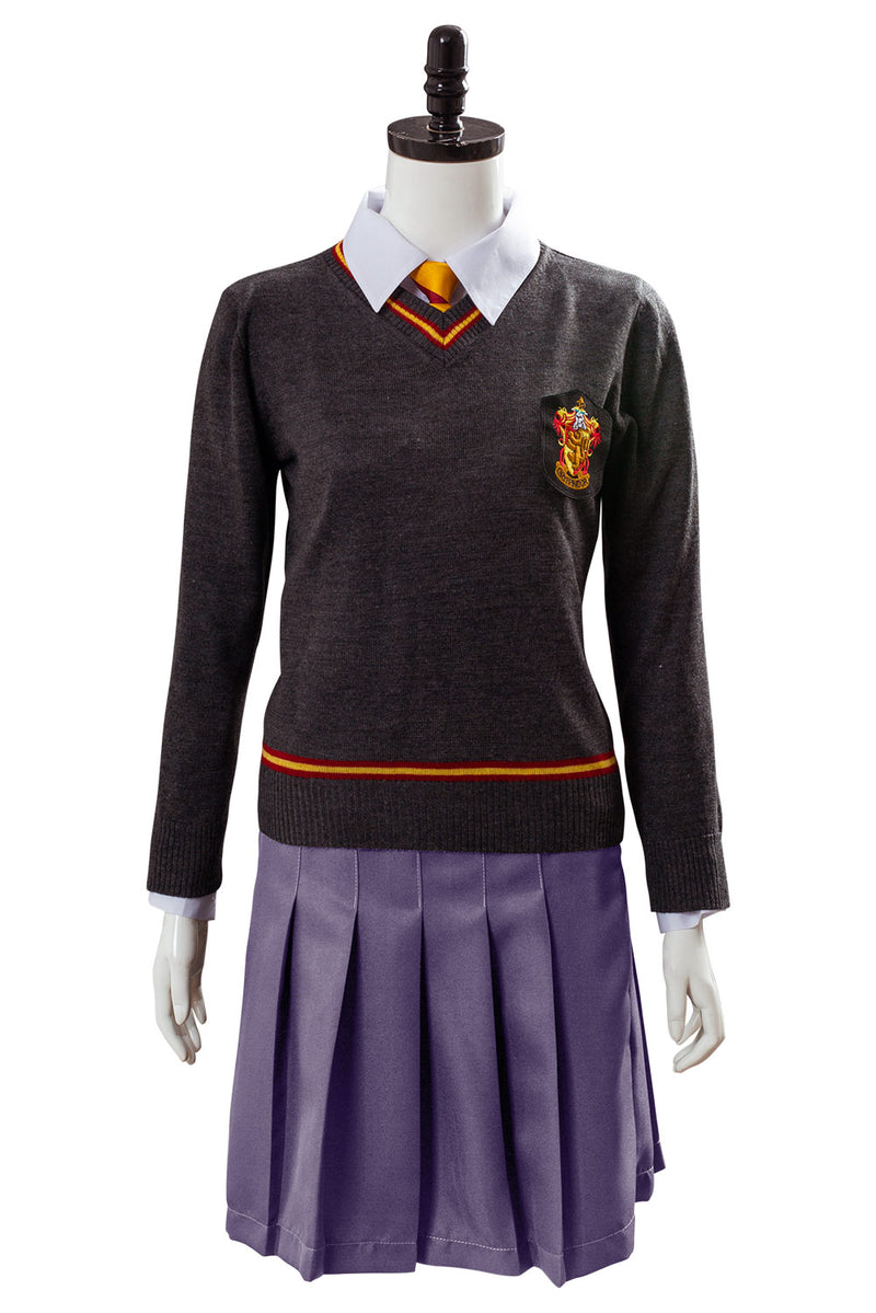 Movie Harry Potter - Hermione Granger Cosplay Costume Outfits Kids Children Halloween Carnival Suit