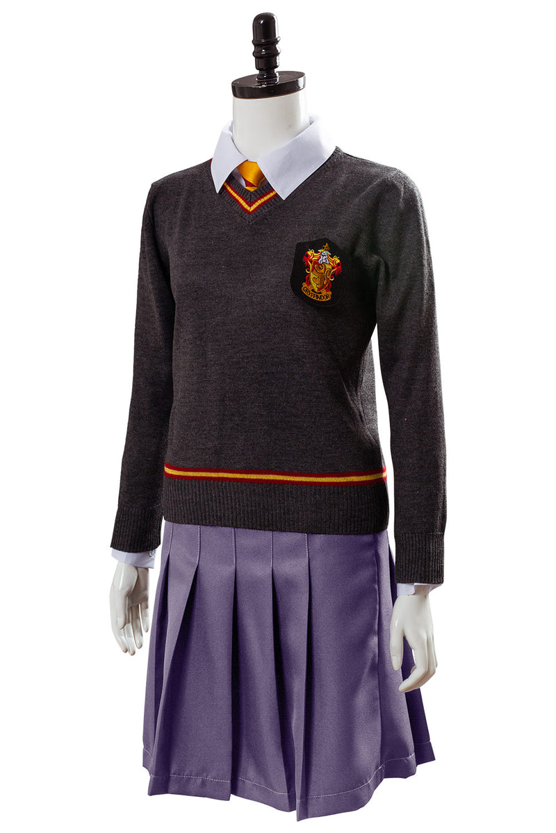 Movie Harry Potter - Hermione Granger Cosplay Costume Outfits Kids Children Halloween Carnival Suit