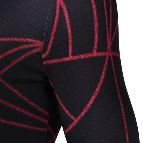 Movie Madame Web 2024 Ezekiel Sims Black Jumpsuit Outfits Cosplay Costume Halloween Carnival Suit