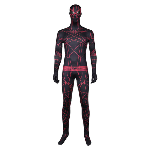 Movie Madame Web 2024 Ezekiel Sims Black Jumpsuit Outfits Cosplay Costume Halloween Carnival Suit
