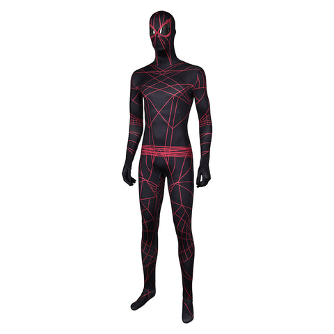 Movie Madame Web 2024 Ezekiel Sims Black Jumpsuit Outfits Cosplay Costume Halloween Carnival Suit