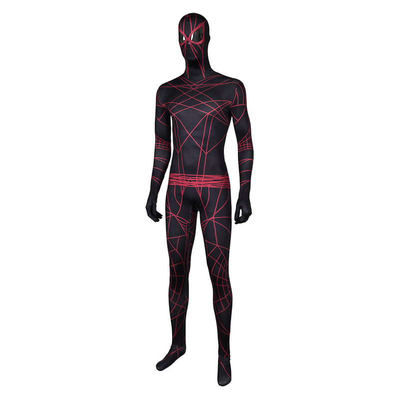 Movie Madame Web 2024 Ezekiel Sims Black Jumpsuit Outfits Cosplay Costume Halloween Carnival Suit