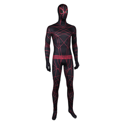 Movie Madame Web 2024 Ezekiel Sims Black Jumpsuit Outfits Cosplay Costume Halloween Carnival Suit