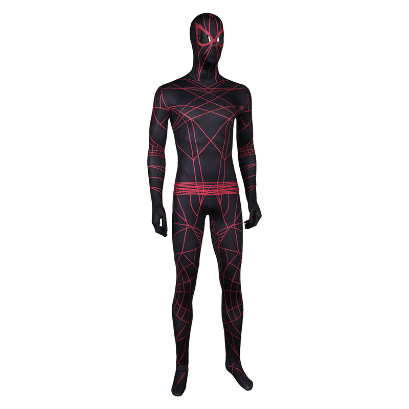 Movie Madame Web 2024 Ezekiel Sims Black Jumpsuit Outfits Cosplay Costume Halloween Carnival Suit