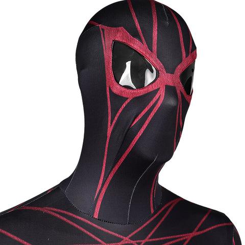 Movie Madame Web 2024 Ezekiel Sims Black Jumpsuit Outfits Cosplay Costume Halloween Carnival Suit