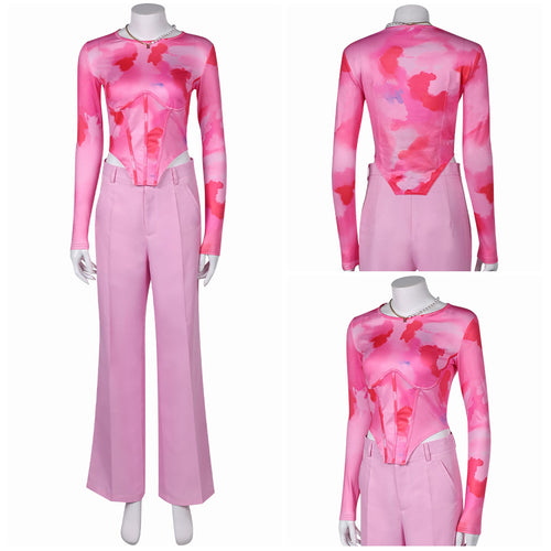 Movie Mean Girls 2024 Regina George Pink Set Outfits Cosplay Costume Halloween Carnival Suit