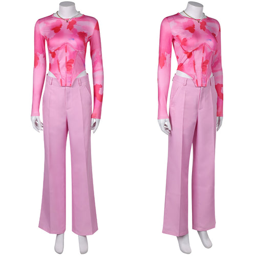 Movie Mean Girls 2024 Regina George Pink Set Outfits Cosplay Costume Halloween Carnival Suit