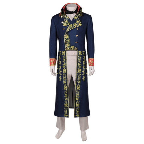 Movie Napoleon 2023 Napoleon Blue Set Outfits Cosplay Costume Halloween Carnival Suit