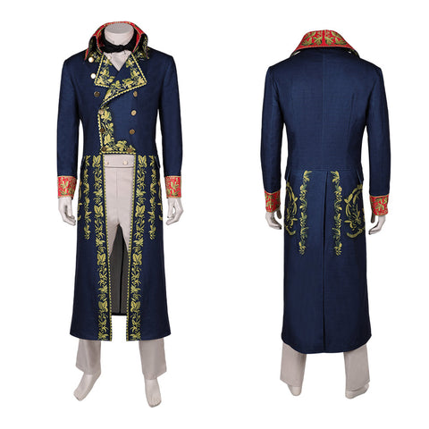 Movie Napoleon 2023 Napoleon Blue Set Outfits Cosplay Costume Halloween Carnival Suit
